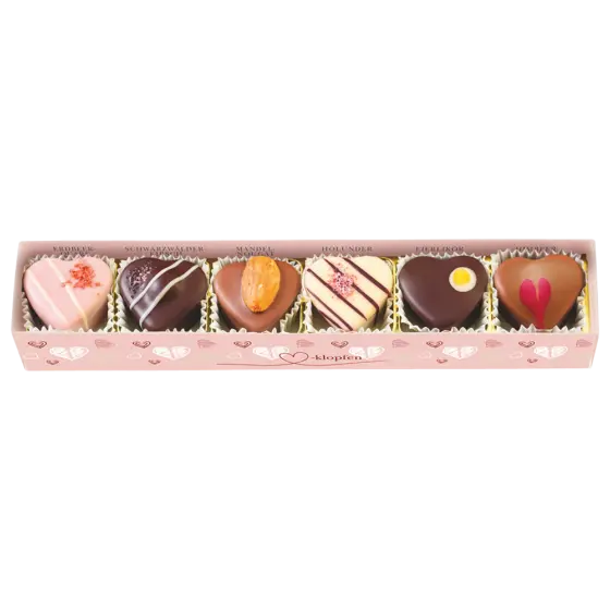 Herzklopfen Trüffel und Pralinen