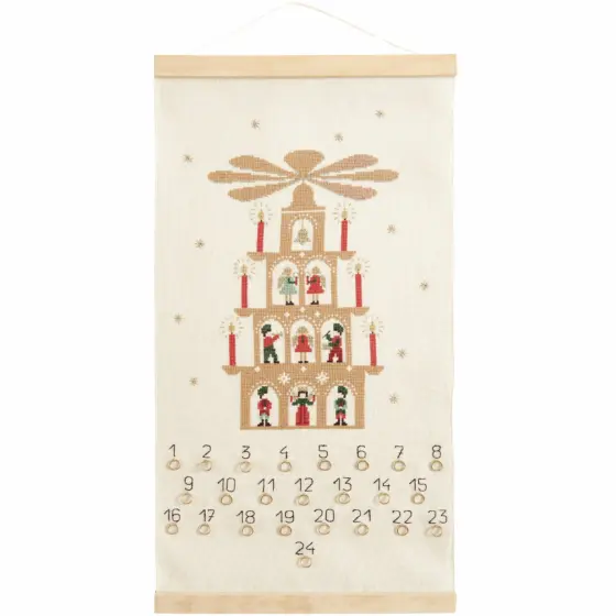 Rico Design Stickpackung Adventskalender Lichterpyramide
