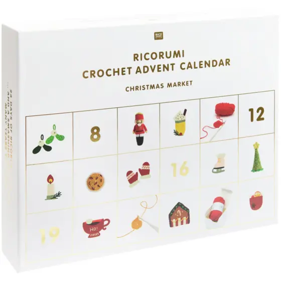 Rico Design Ricorumi Adventskalender Weihnachtsmarkt