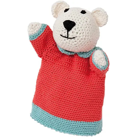 Rico Design Häkelset Handpuppe Bär Mary Bunt