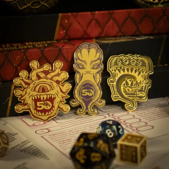 Dungeons & Dragons 50th Anniversary Pins 3er Set