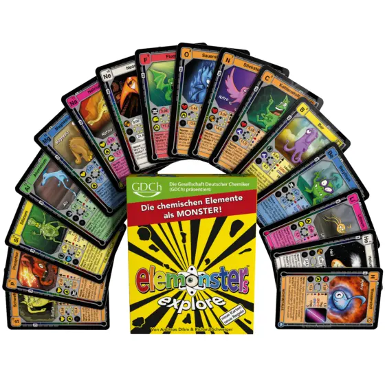 Elemonsters Explore – Chemie Kartenspiel (2026 Version)
