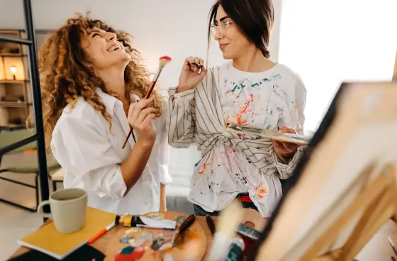 Malworkshop im Atelier Wien
