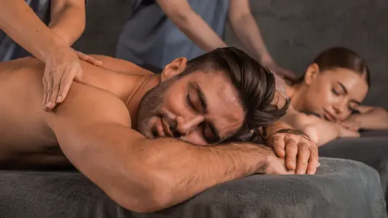 Romantische Massage für 2