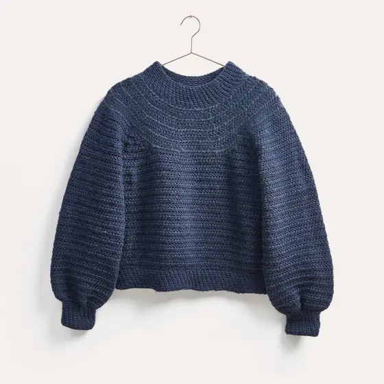 Häkelset Pullover Modell 13 aus Winter Crochet Collection