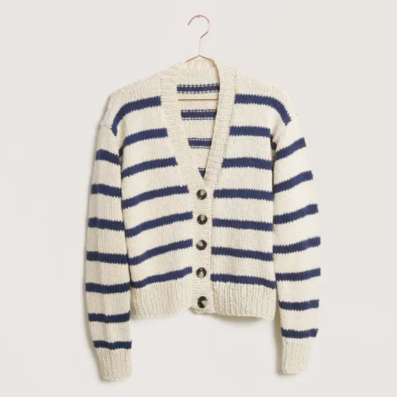 Strickset Jacke Modell 21 aus Die Neue Masche Nr. 9