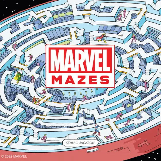Marvel Mazes - Labyrinth- und Wimmelbuch