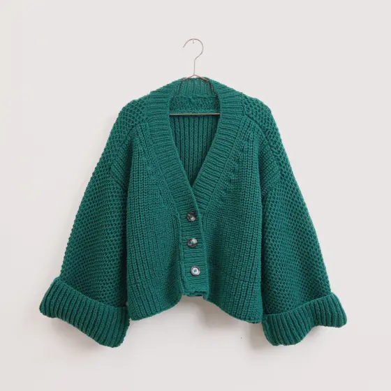 Strickset Jacke Modell 14 aus Die Neue Masche No. 16