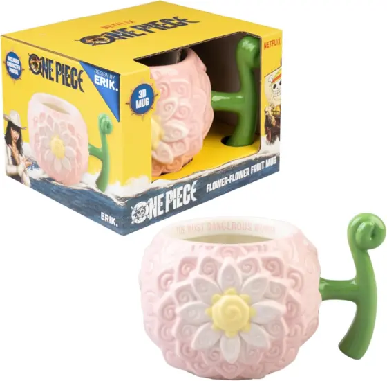 One Piece Nico Robin Flower Flower Frucht 3D Tasse