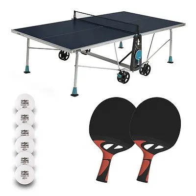 Cornilleau Tischtennis-Set "200X Outdoor", Blau