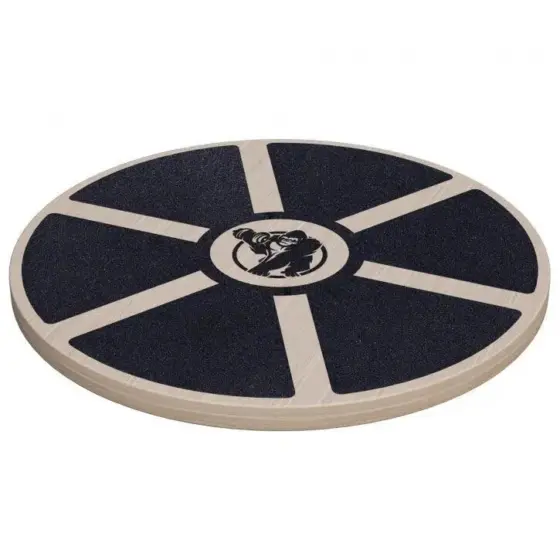 Balance Board -  40cm, bis 110-180kg, Holz Wackelbrett, Therapiekreisel