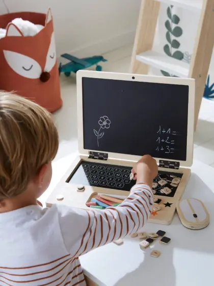 Spiel-Laptop aus Holz FSC®