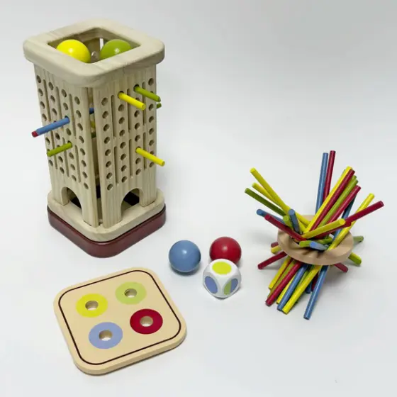 Geschicklichkeitsspiel "Hölzerner Turm"