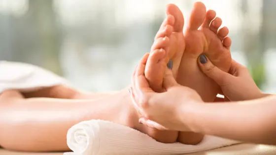 Fußreflexzonen-Massage