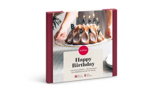 Geschenkbox Happy Birthday
