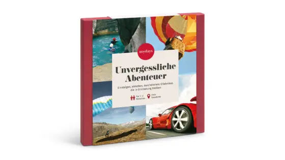 Geschenkbox Unvergessliche Abenteuer