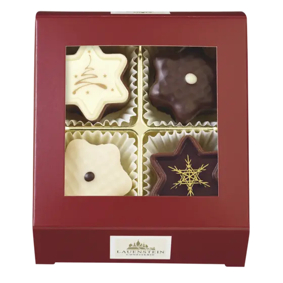 Weihnachts-Klarsicht 4er-Minipräsent