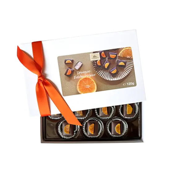 Präsentpackung ORANGEN-EDELMARZIPAN