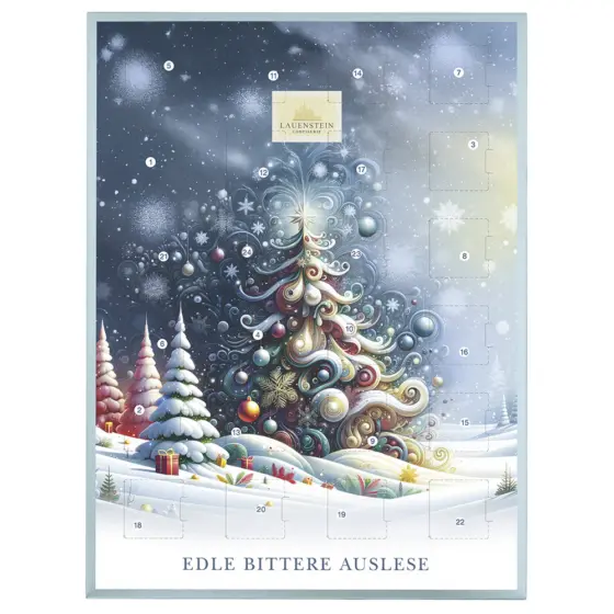 Adventskalender Weihnachtsbaum Zartbitter Pralinen