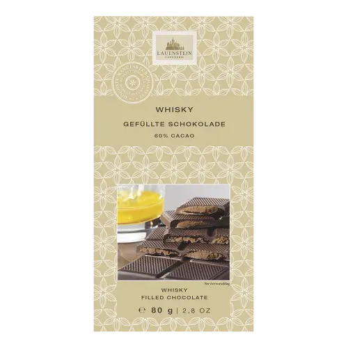 Gefüllte Schokolade Whisky