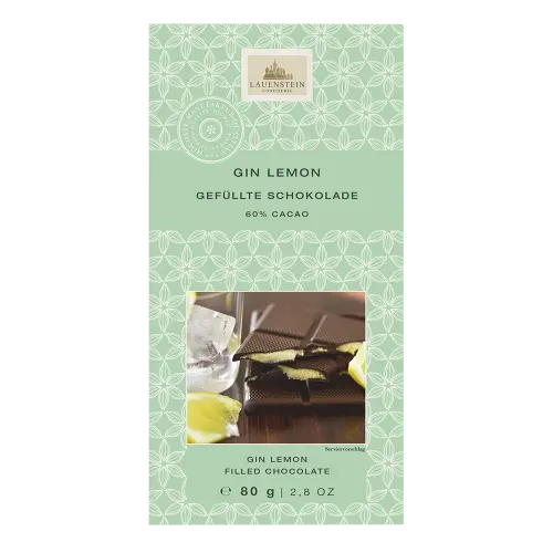 Gefüllte Schokolade Gin-Lemon