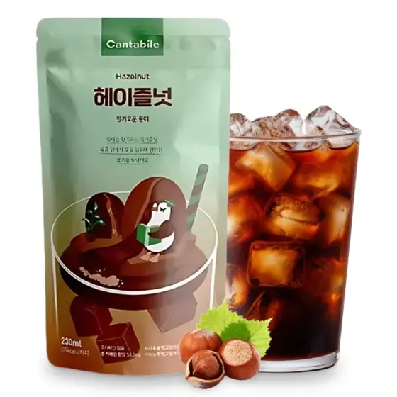 Cantabile & Co Eiskaffees – Erfrischende Koreanische Kaffeedrinks aus dem Beutel : Cantabile Haselnuss Americano