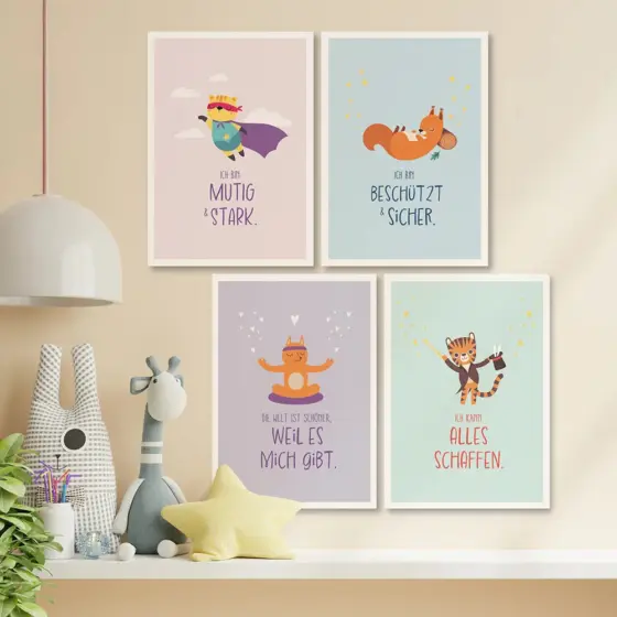 Poster Affirmationen - Bundle