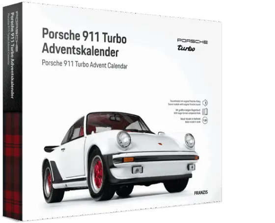 Porsche 911 Turbo Grandprixweiß Adventskalender