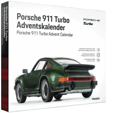 Porsche 911 Turbo Oakgreenmetallic Adventskalender