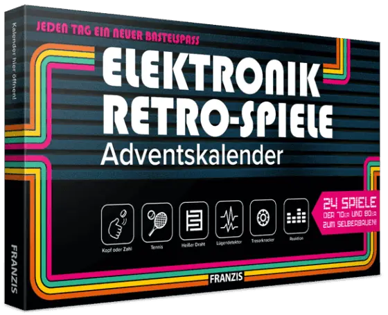 Elektronik-Retro-Spiele-Adventskalender
