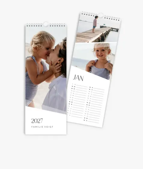 Küchenkalender 2027 im Format 15 x 40 cm