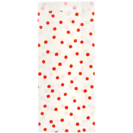 Rico Design Paper Poetry Bastelset Papiertüten-Sterne Punkte groß Weiß