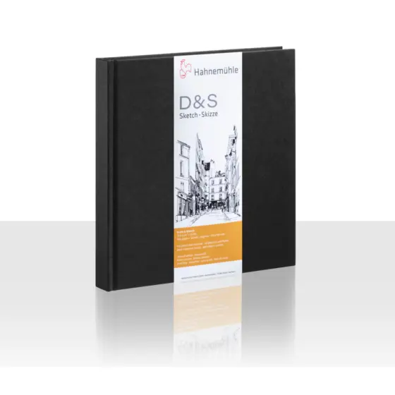 Hahnemühle Skizzenbuch D&S 140g/m² 80 Blatt 19,5x19,5cm