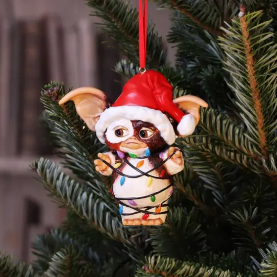 Gremlins Christbaumschmuck : Gizmo in der Lichterkette
