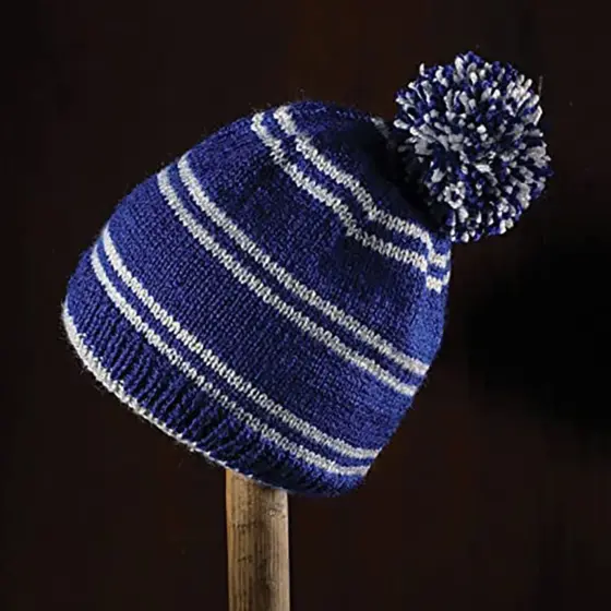 Harry Potter Strick-Set : Ravenclaw Bommelmütze