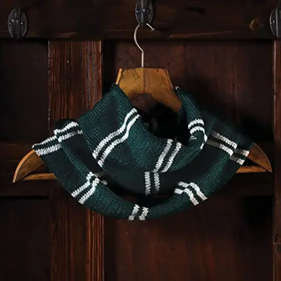 Harry Potter Strick-Set : Slytherin Loop-Schal