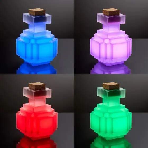Minecraft Trankflasche Farbwechsel-Lampe