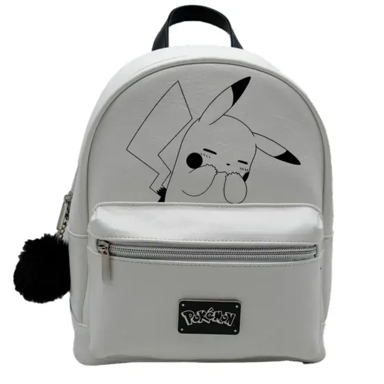 Pokémon Pikachu Rucksack mit Nintendo Switch Fach : Weiss