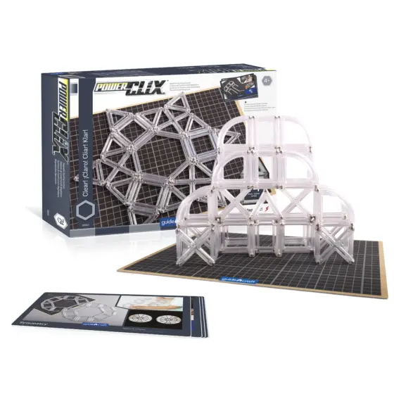PowerClix - Magnetisches Konstruktionsset für kreatives Bauen : Klare Rahmen