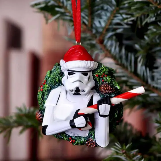 Stormtrooper Christbaumschmuck : Weihnachtskranz