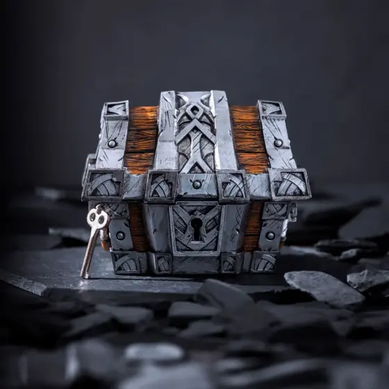 World of Warcraft Schatzkiste mini Replica Aufbewahrungsbox mit Schlüssel
