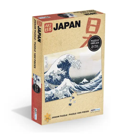 HOKUSAI - Puzzle 1000 Teile - Die Welle von Kanagawa