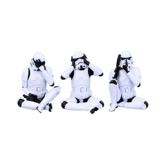 Drei Stormtrooper : 10 cm sitzend (3 Figuren)