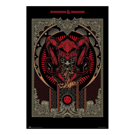 Dungeons & Dragons Poster: Spielerhandbuch