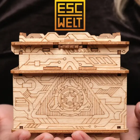 EscapeWelt 3D Puzzle Box Holzbausatz : Orbital