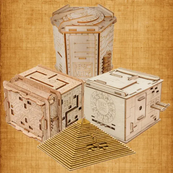 EscapeWelt 3D Puzzle Box Holzbausatz : Space