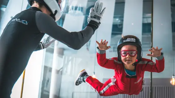 Bodyflying für Kinder (2 Min.) - Arena München