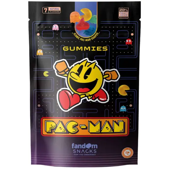 Fandom Snacks Pac-Man Fruchtgummis : 1 Packung (125g)