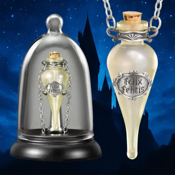 Harry Potter Felix Felicis Phiole Anhänger & Display