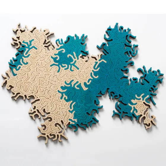 Infinity Puzzle - Der Irrgarten : Natur + Türkis